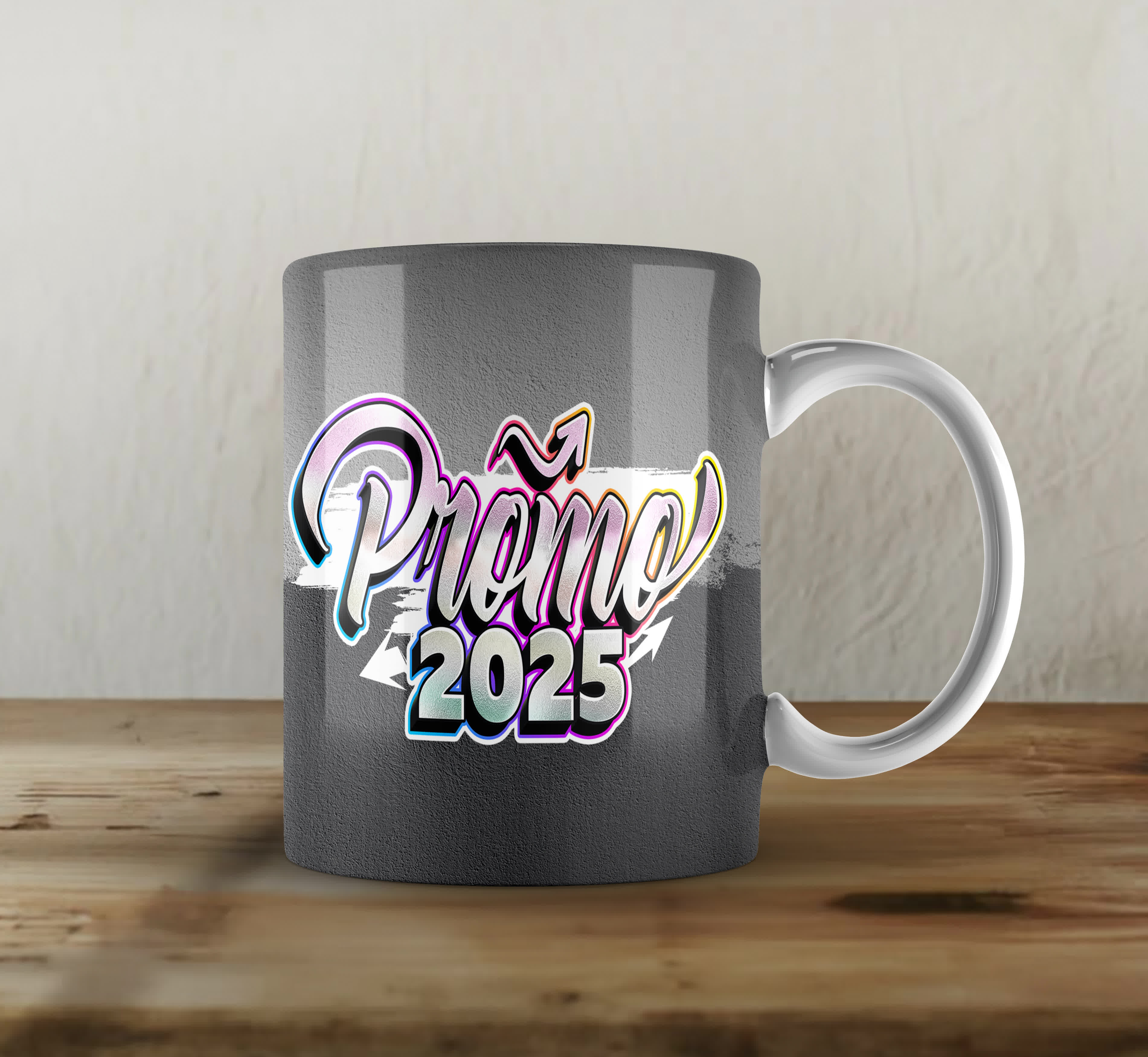 Taza sublimada con diseño para egresados